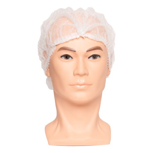 tfk020 21" pleated bouffant cap, 100/pkg