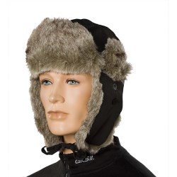 THT169 Chapeau en nylon avec fourrure synthétique Ganka 74-PH-22-NB