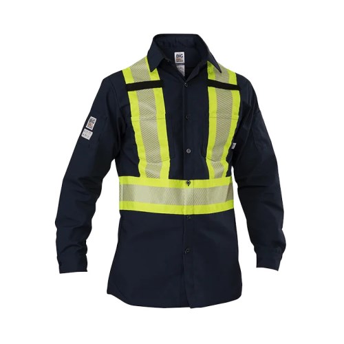 big bill hi-vis ripstop safety shirt
