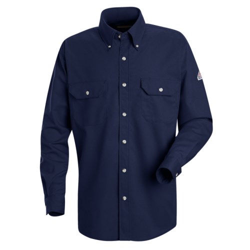 vche1 cool touch long-sleeved shirt, arc flash protection level 2 and fire retardant