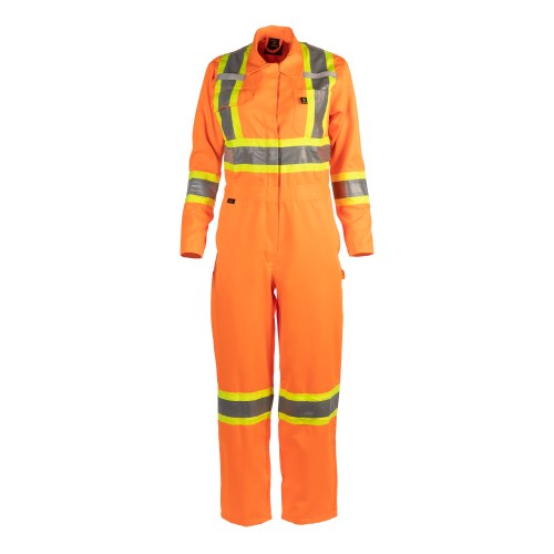 kosto ellika woman work coverall with 4'' reflective tapes