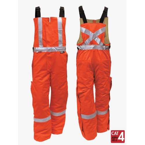ifr flame resistant ultrasoft® 9 oz insulated high-visibility workoverall