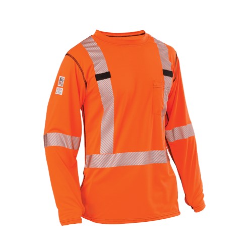 big bill high-visibility long-sleeve work t-shirt
