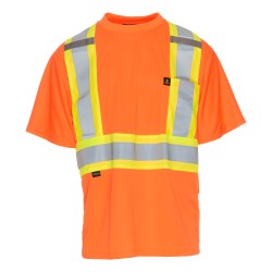 VHK015 Kosto Short Sleeve Sweater with 4" Reflective Tape