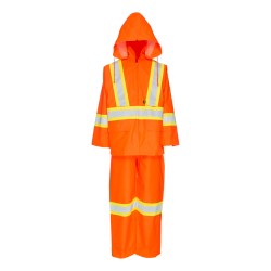VHK300 Habit de pluie 300D avec bandes réfléchissantes 4” Classe 3 niveau 2 #VHK300M VHK321XXXL
