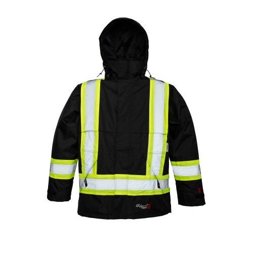 vma055 viking professional journeyman high visibility 300d fr work jacket 3907frj