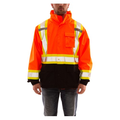 vma150 tingley icon™ high visibility jacket, polyurethane on 300 denier polyester
