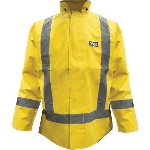 vma583 waterproof, heavy-duty neoprene jacket with reflective tape