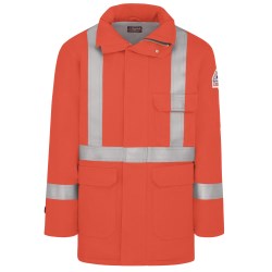 Parka de travail isolé résistant aux flammes avec bandes réfléchissantes de 2"  Bulwark FR