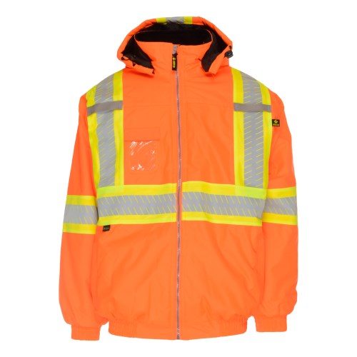 blouson d'hiver pour homme avec bandes réfléchissantes de 4 po kosto