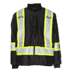 vmk975-kosto-protective-multi-layer-winter-jacket-black-raincoat-shell-without-hoodie-front.png