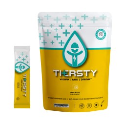 Mélange boisson électrolyte, 40 portions individuelles/Pqt