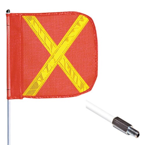 xdr012 checkers safety high visibility flag fs12xy-o