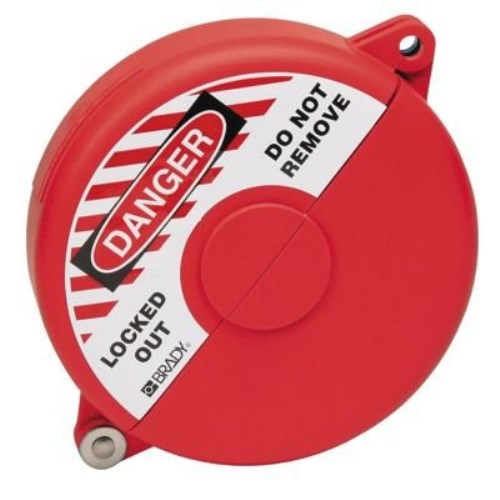 xl-65562 brady polypropylene gate valve lockout 65562