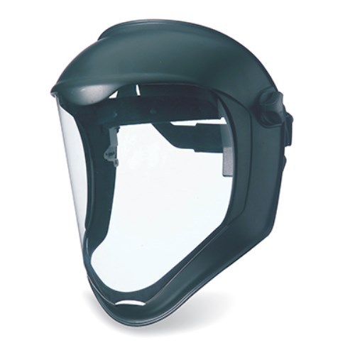 ysc200 bionic matte face shield with clear polycarbonate visor and anti-fog hardcoat s8510