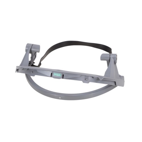 support à visière hdpe pour les casques de travail universels msa v-guard, sans contrôle des débris
