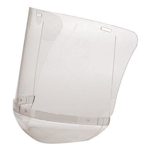 yvi172 8'' polycarbonate visor with chinguard, hellberg 20939 20939